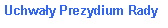 Pole tekstowe: Uchwa�y Prezydium Rady